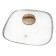 Panairo Wood cover, Soft-Touch pen, with a lid, size 27x27 cm