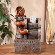 Buster Fountain Column, 20x16x33 cm (with backlight)