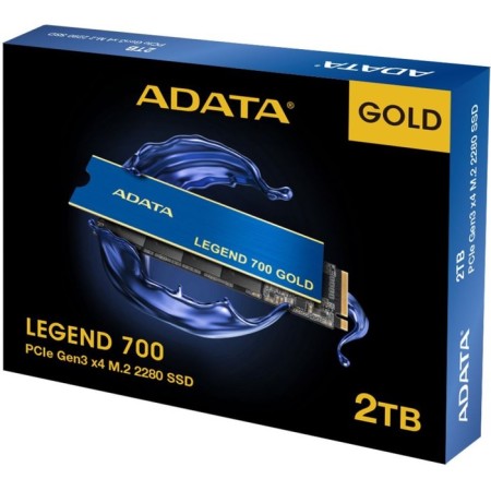 SSD A-DATA PCIE 3.0 X4 2TB SLEG-700G-S48 Legend 700 Gold M.2 2280-8