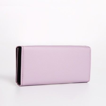 Women's wallet on magnet, lilac color-1