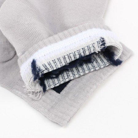 Noski shortened, light gray color, size 23-25-3