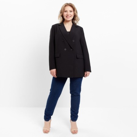 Women's jacket Minaku: Classic Black Color, Rr. 54-4