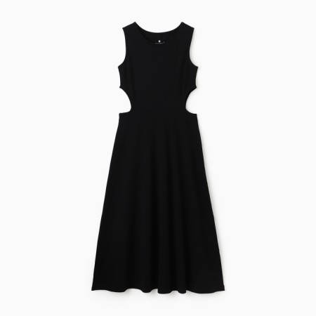 Women's dress, black color, size 44-46 (l)-1