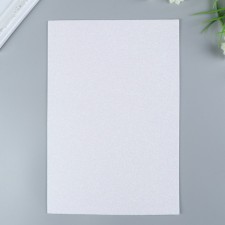 Foamiran glitter Magic 4 Hobby 2 mm cent. White, 20x30 cm