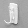 The hook is self -adhesive, round, with a system of without a trace, 8.5*3.7 cm, 1 pc.