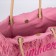 Bag - Shoper beach "Summer Vaib", 45x33x18 cm, pink color