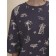 Female dress, size s, dark blue color