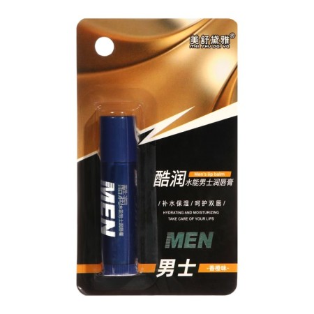 Male hygienic lipstick with lip extract