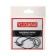 Offset hooks Yugana Wide Range Worm, No. 1/0, 4 pcs.