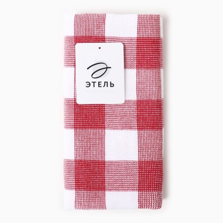 Towel Ethel "Cell", col. Red, 38x63 cm, 100% HL-5