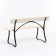 Bench "for two" 80 x 120 x 50 cm