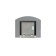 Elikor Elikor "Crystal" 50N-430-K3g, stainless steel/glass tinted