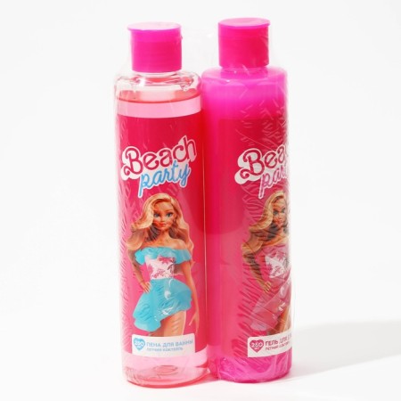 Gift set of Cosmetics Beach Party, shower gel 250 ml and bath foam 250 ml, Beauty Fox-8