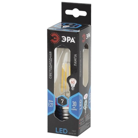 Filament era “candle”, 7 watts, E27, 910 lm, 4000k, white glow-3