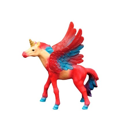 Figure "World of Fantasy: Red Foal of the Sable with Wings"