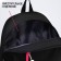 School textile school with pocket, black color, 45x30x15 cm