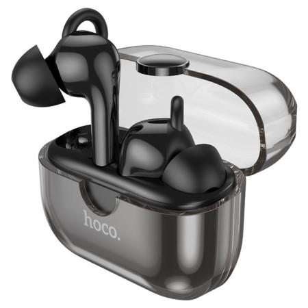 Hoco EW22 TWS headphones, wireless, vacuum, BT5.3, 30/300 mAh, microphone, black-1
