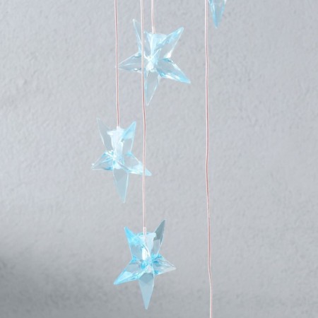 Wind music with illumination from the solar battery "Stars-Cristals" 13x13x55 cm-2