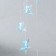 Wind music with illumination from the solar battery "Stars-Cristals" 13x13x55 cm