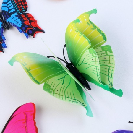 Set for decorating "Butterflies", 12 pcs, Mix colors-3