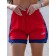Women's shorts isee, size 50 cm, red color