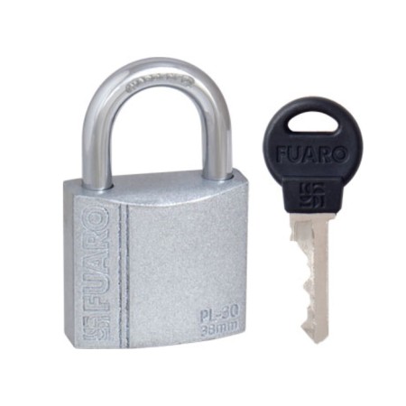 Castle of hinged Fuaro PL-3038, 38 mm, 3 English keys