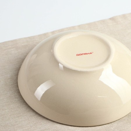 Body ceramic deep valve "Bud", 540 ml, d = 18 cm, yellow color-5