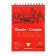 Notepad for drawings, A5, 120 g/m2, Clairefontaine 50 sheets, spiral, white