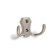 Furniture tundra COMTRARY KM201ss, two -rod, satin nickel color