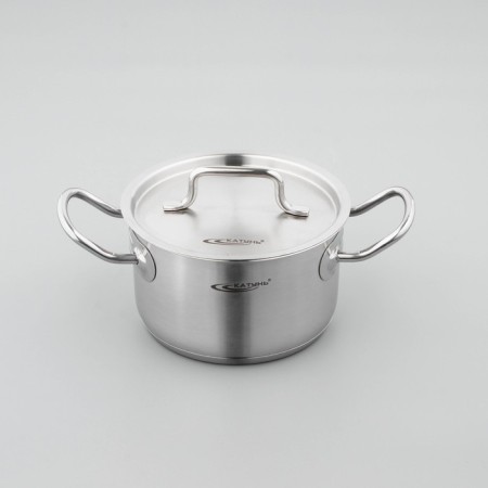 Poster "General catering", 2 l, d = 16 cm, h = 10 cm, metal cover, induction, with a heat distribution layer