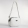 Bag Women's Cross-Bodi with a zipper, white color