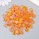 A set of beads for creativity Plastic "Star. Orange mother of pearl" set 20 grams 1.1x1.1x0.4 cm 929198