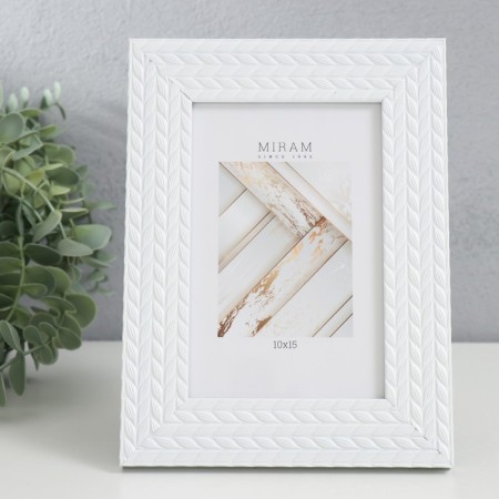 Photo frame Plastic "Mira" 10x15 cm, 651761-4, (plastic screen)