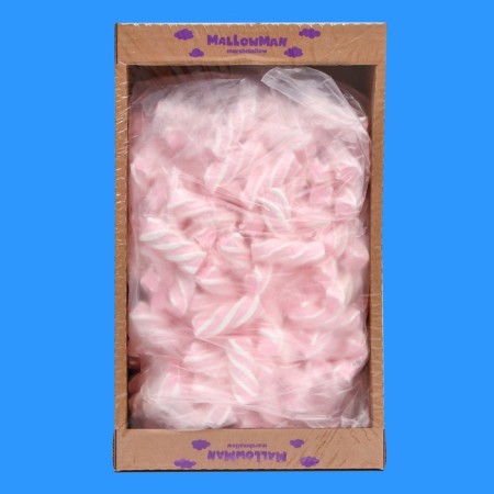 Chewing marshmallow "mallowman" strawberries and vanilla 1300g-1