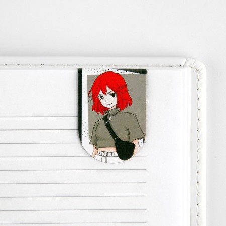 Magnetic bookmarks 6 pieces on the Comic Subway-4