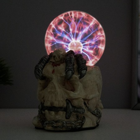 Plasmic ball "Skull" color 12x17x20 cm Risalux-2
