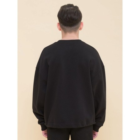 Sweatshirt for boys, height 134 cm, black color-3