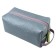 Cosmetic bag with lightning, blue color