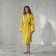 Shifu robe, size XL, mustard color