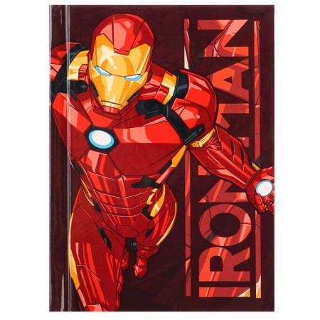 Notepad A7 "Iron Man", 64 sheets, in a solid cover, Avengers-2