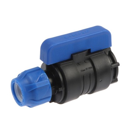 Balloon tap Valfex, d = 20 mm x 3/4 ", tsang/internal thread, collapsible