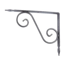 Decorative bracket, Sibrtekh, 145x110x25x3 mm, dark gray