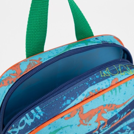 Baby backpack on lightning, turquoise color-7
