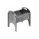 Travel barbecue "MD1.5" 42.9 x 31.2 x 40 cm, 1.5 mm, collapsible, with handles