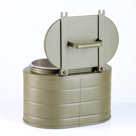 Army metallic thermos, 6 liters-3