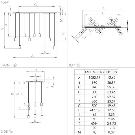 Люстра MONMOUNT, 9X40Вт E27-2