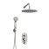 The shower system wasserkraft a16421, built -in, tropical shower, shower, chromium