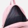 School backpack on lightning, 5 outer pockets, pink color