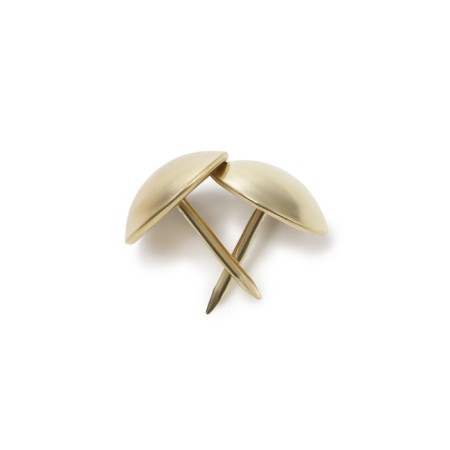 Tundra nails, decorative, 19x22 mm, gold, 200 pcs-11