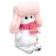 Soft toy "Lee" in a fur hat and scarf, 24 cm LK24-166